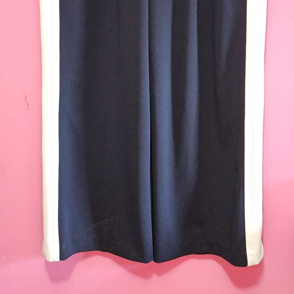 Tommy Hilfiger Sz 6 Sleeveless Pants Jumper Navy White Trim Classic Minimal - Picture 5 of 16